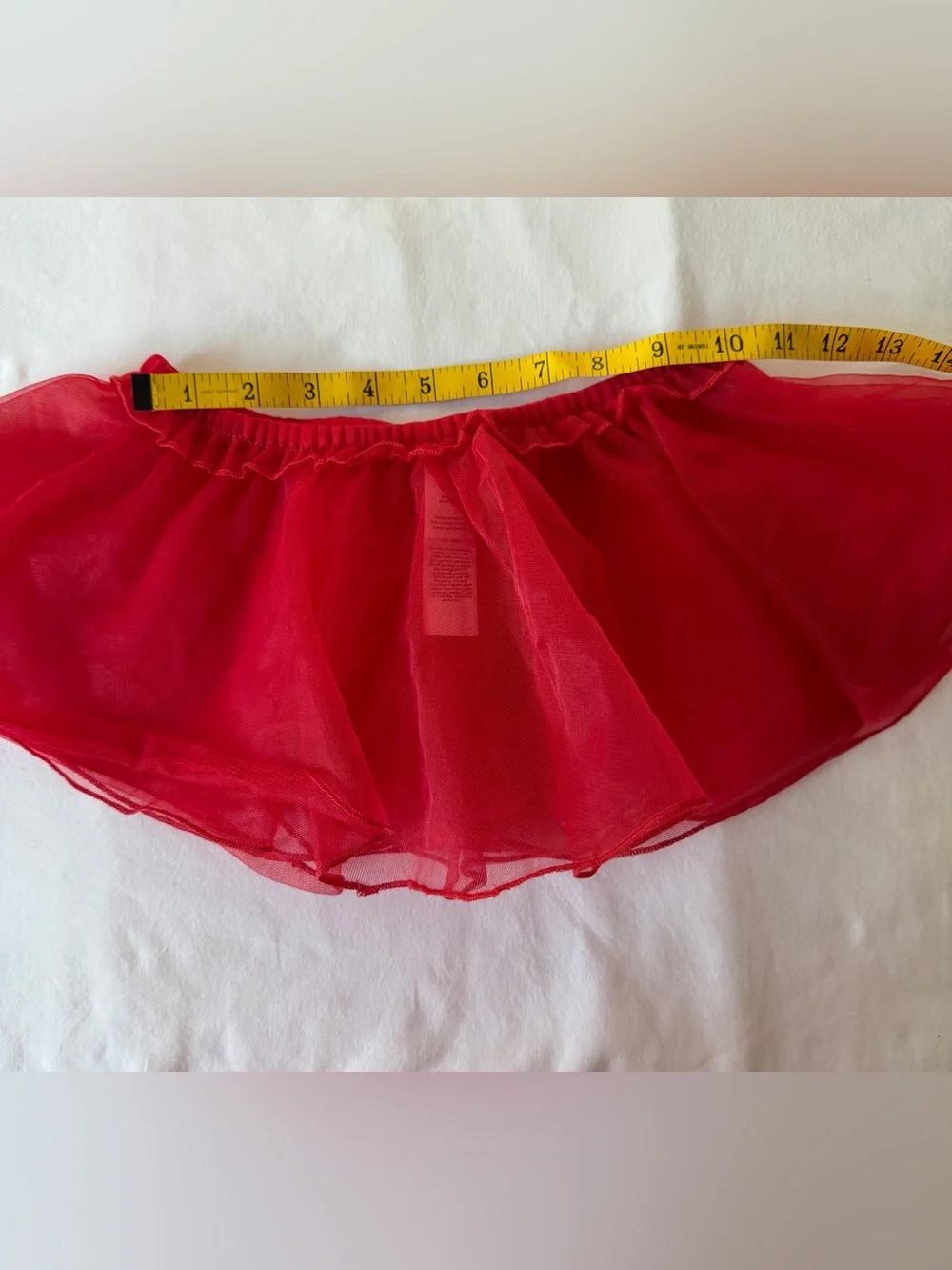 Carter’s Toddler Red Sheer Tulle Tutu Skirt Girls Size 4T